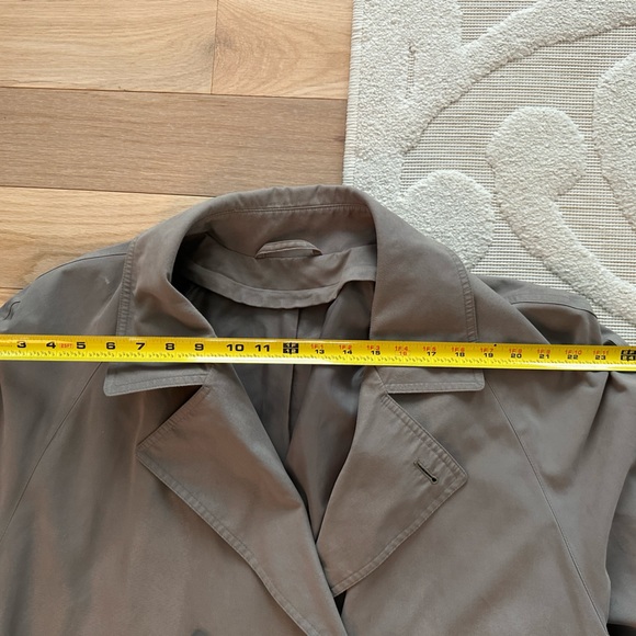 Men’s Unbranded Rain Trench - Taupe 44R - Picture 4 of 7